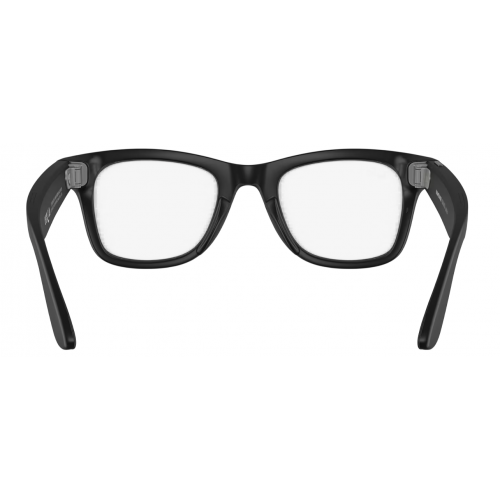 Умные очки Ray-Ban Meta* Wayfarer Gen 1 Matte Black, Фотохромные линзы Clear Transitions Graph.Green (RW4012), размер M